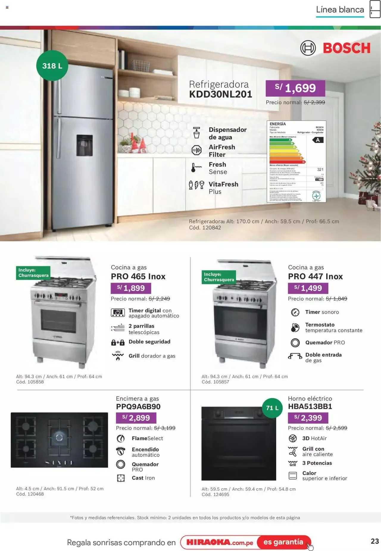 Catalogo de Catálogo Hiraoka 12 de diciembre al 31 de diciembre 2023 - Pag 23