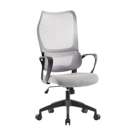 Silla Giratoria Lisboa Nylon/Metal Gris Orange