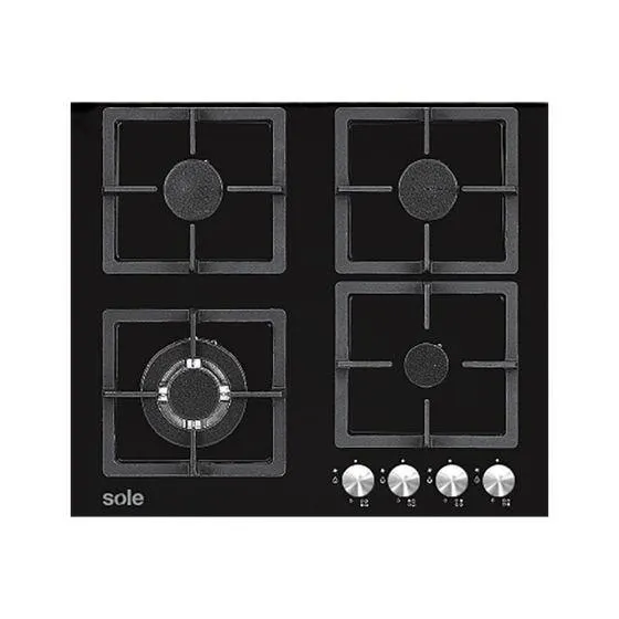 Cocina a Gas Empotrable Sole SOLCO040 4 Hornillas
