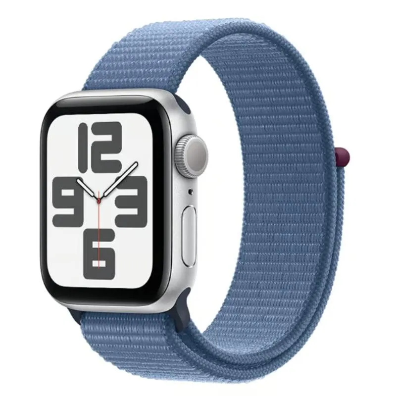 Apple Watch SE 2023 GPS 40mm Silver Alimunio Loop Band Azul A2722