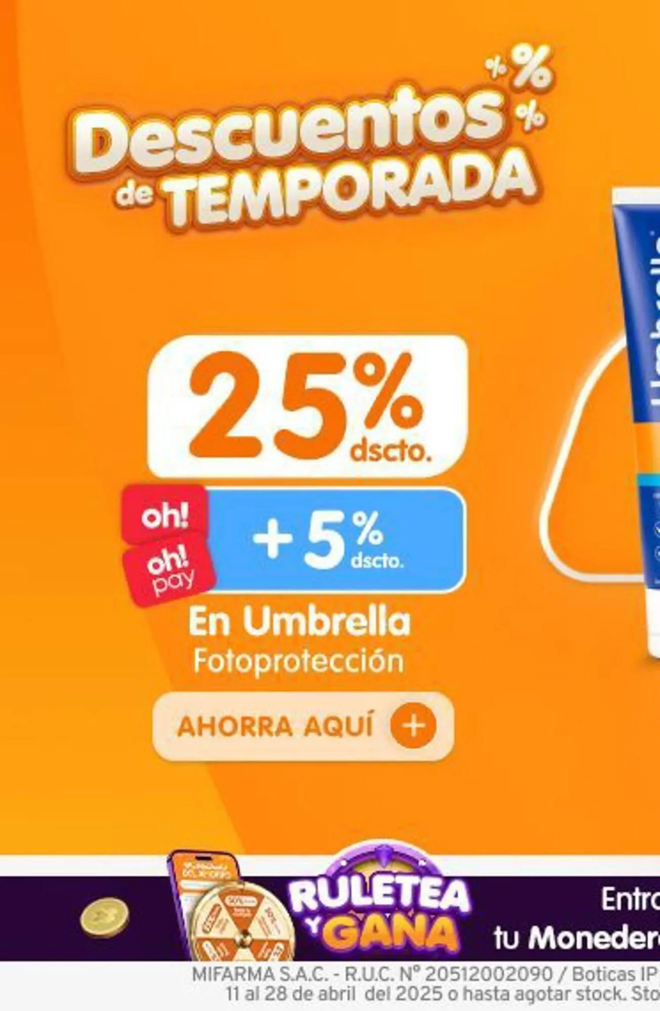 Catalogo de Catálogo Mifarma 11 de abril al 21 de abril 2025 - Pag 4