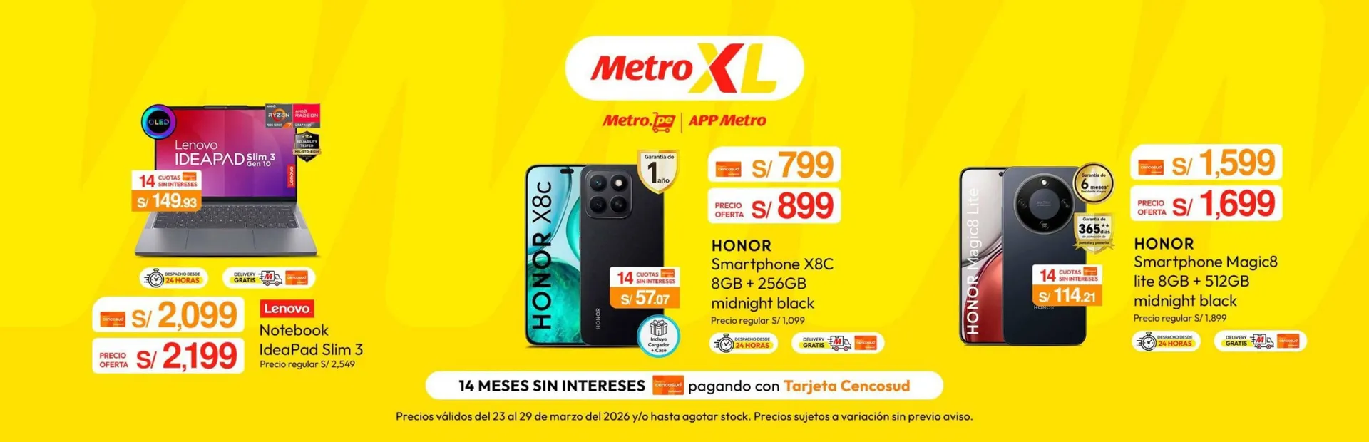 Catalogo de Catálogo Metro 23 de marzo al 29 de marzo 2026 - Pag 1