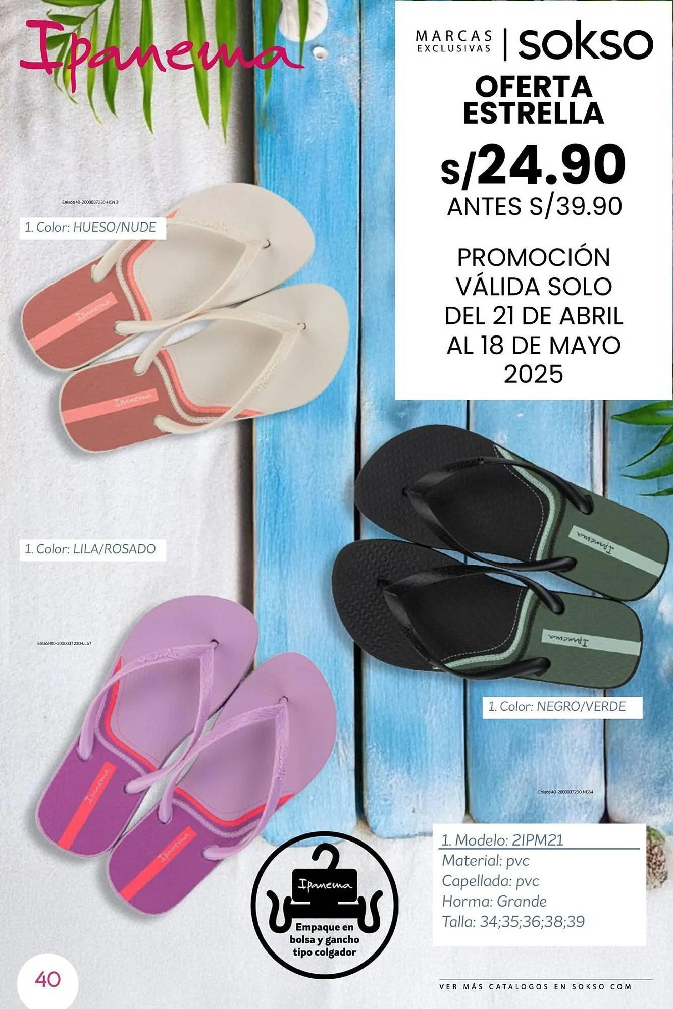 Catalogo de Catálogo Sokso 21 de abril al 18 de mayo 2025 - Pag 40