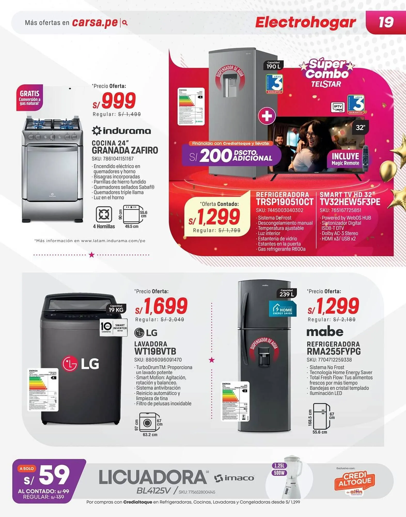 Catalogo de Catálogo Carsa 14 de octubre al 28 de octubre 2025 - Pag 19