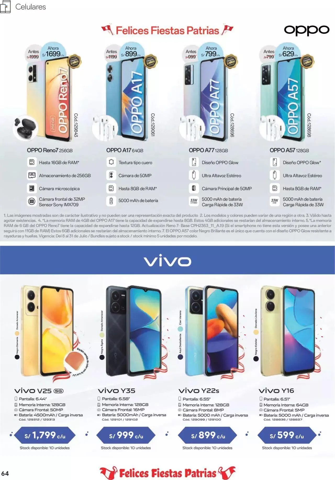 Catalogo de Catálogo Hiraoka 8 de julio al 31 de julio 2023 - Pag 64