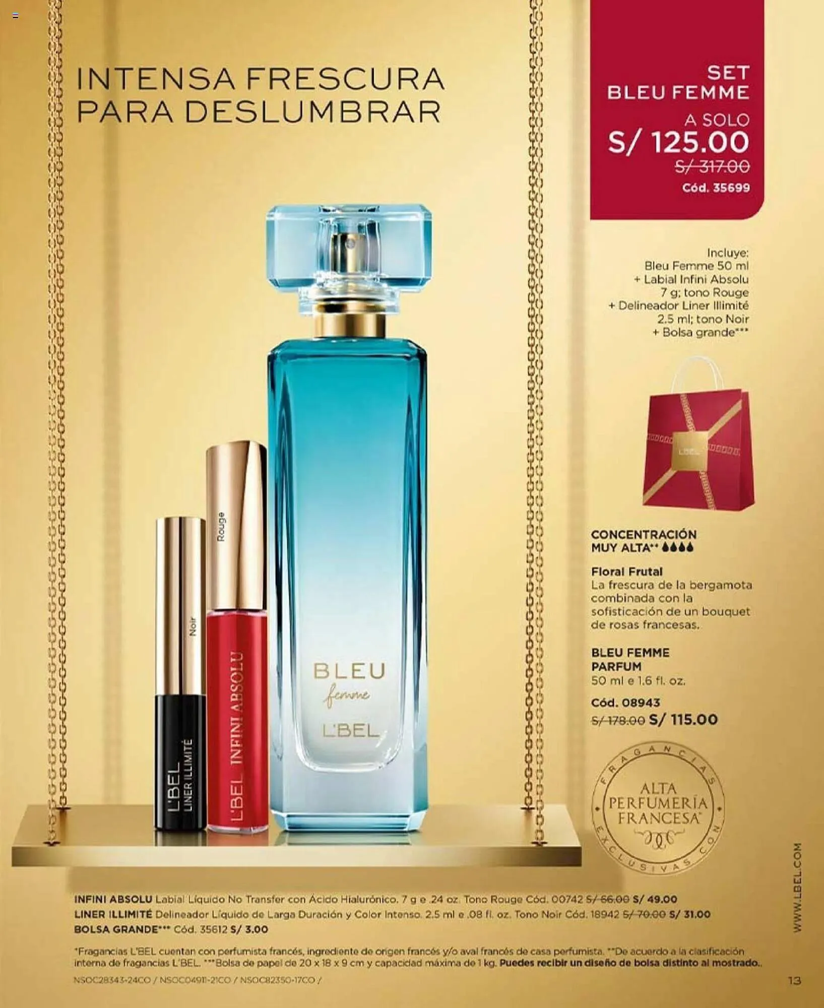 Catalogo de Catálogo L'Bel 17 de noviembre al 3 de diciembre 2024 - Pag 13