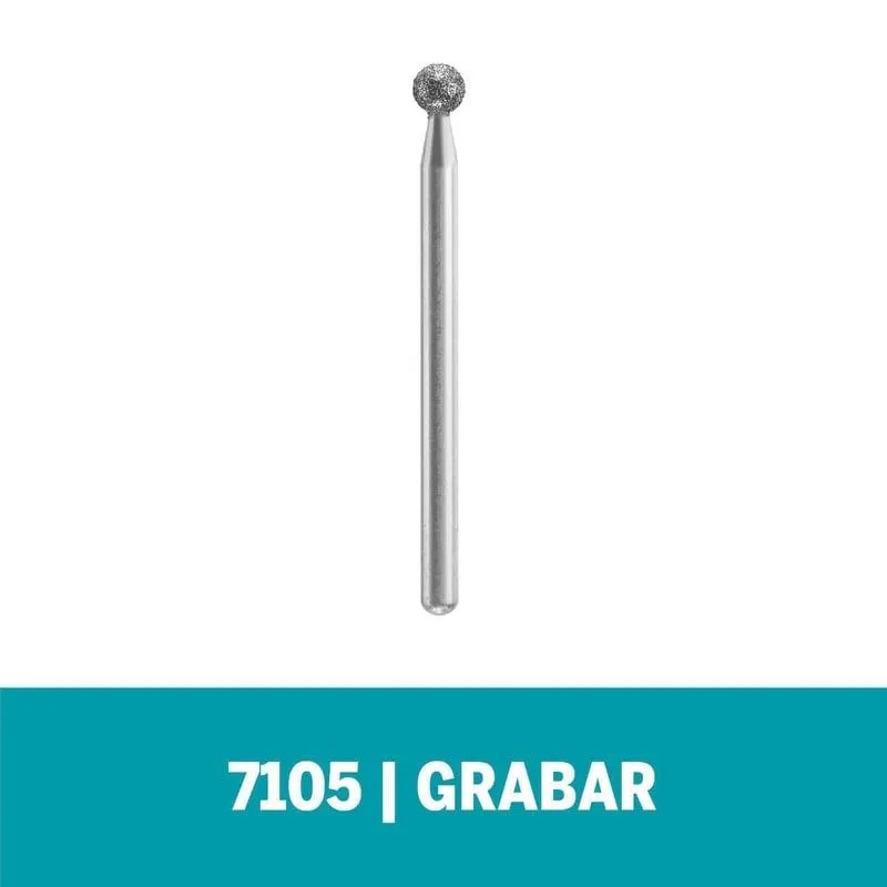 Fresa Diamantada de Grabado con Punta Redonda 4.4mm Dremel