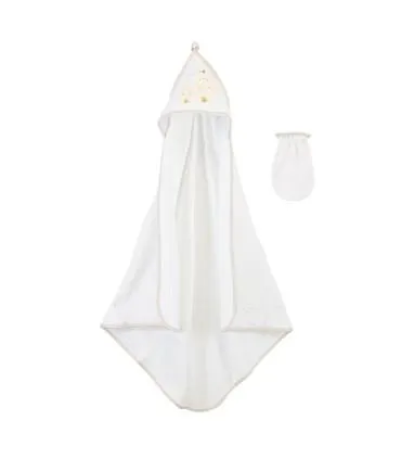 Toalla y Manopla De 100% Algodón | Colección Dreamy Bear