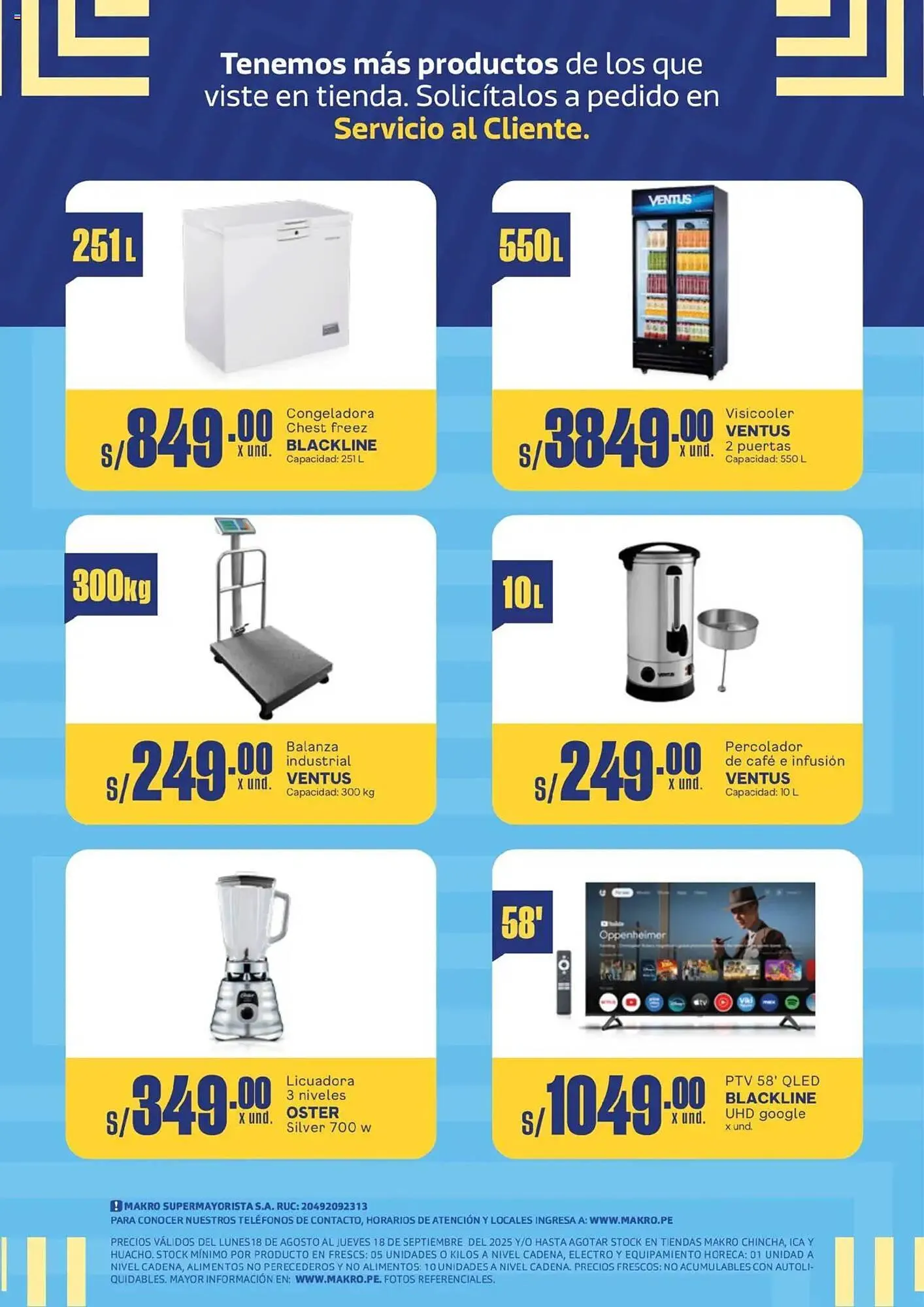 Catalogo de Catálogo Makro 18 de agosto al 19 de setiembre 2025 - Pag 2