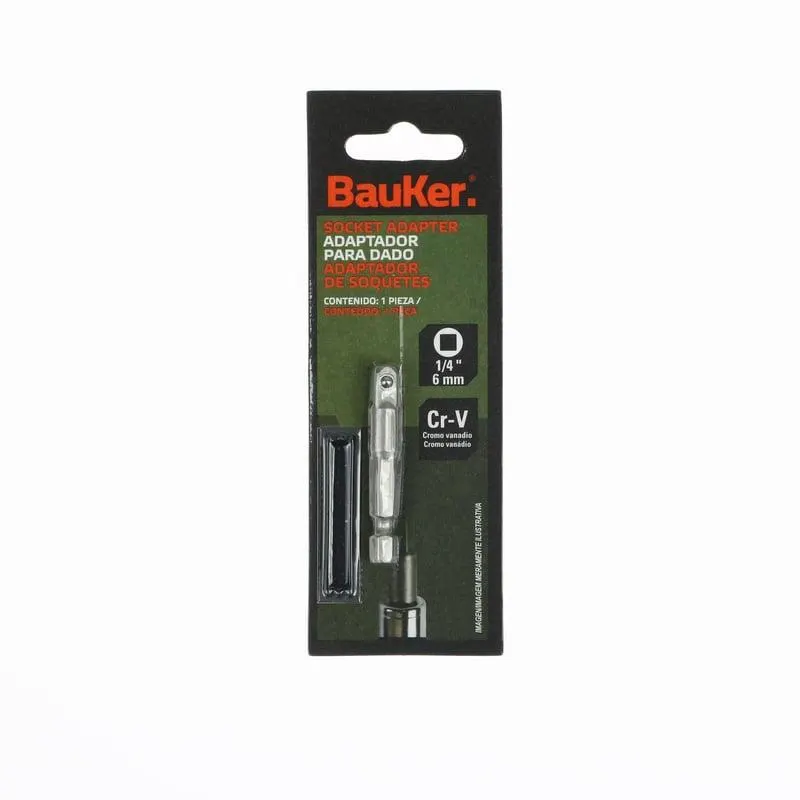 Adaptador Para Dado 1/4" Bauker