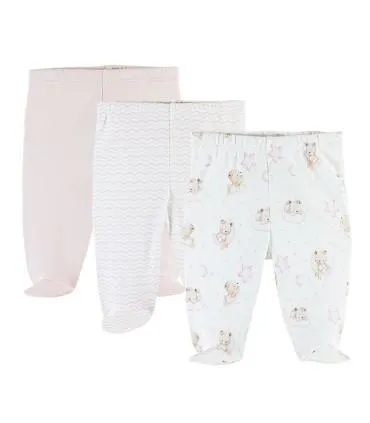 Pack de 3 Pantalones de 100% Algodón Pima | Colección Sleep Tigh Bear