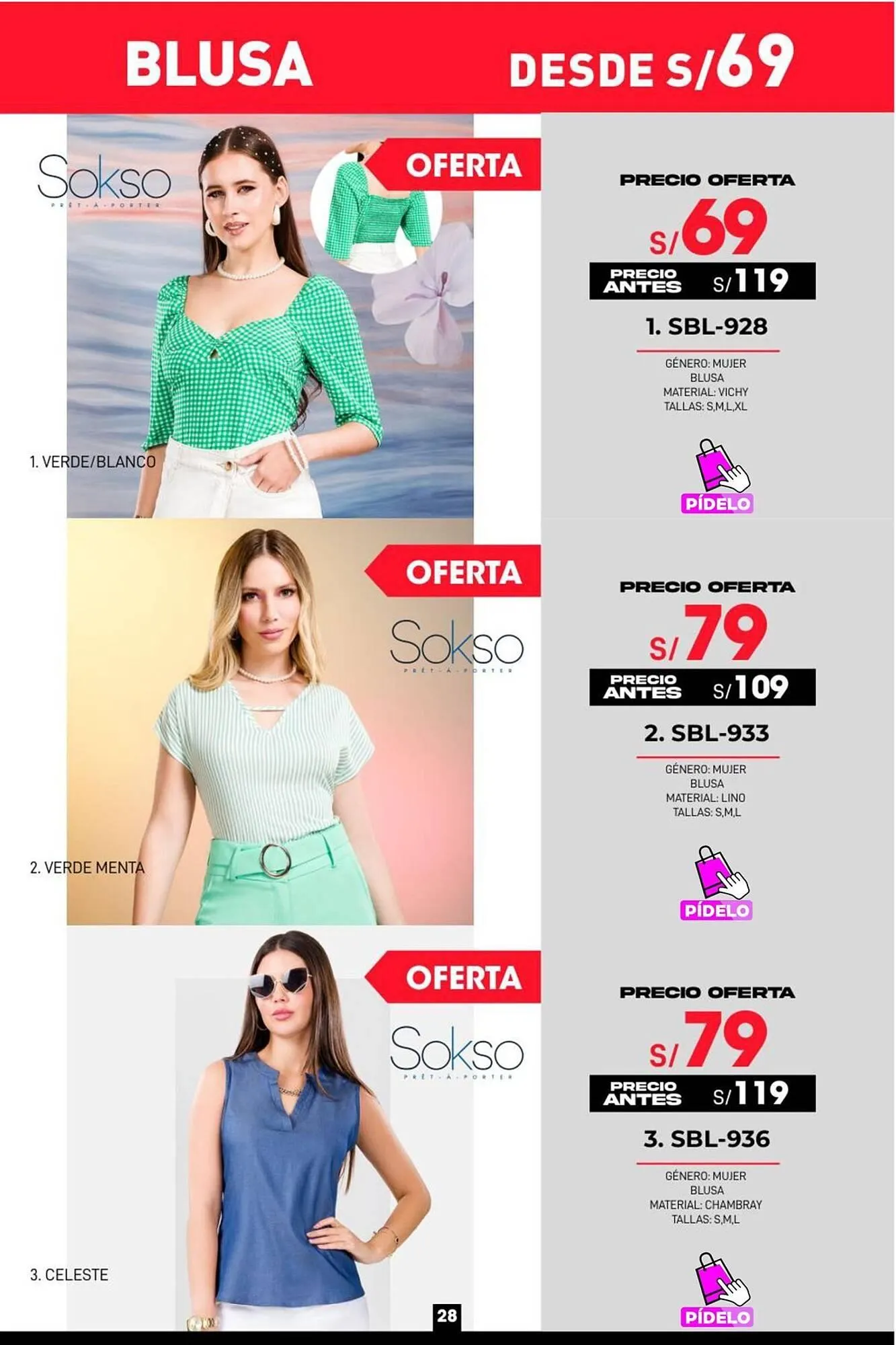 Catalogo de Catálogo Sokso 25 de agosto al 7 de setiembre 2025 - Pag 28