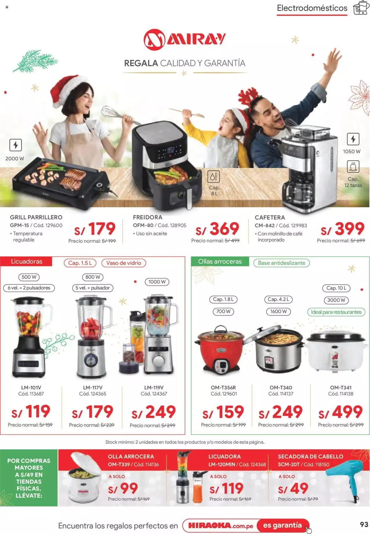 Catalogo de Catálogo Hiraoka 12 de diciembre al 31 de diciembre 2023 - Pag 93