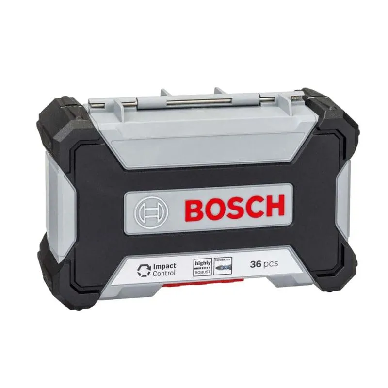 Kit de Puntas y Dados para Atornillar 36 Piezas Impact Control Bosch