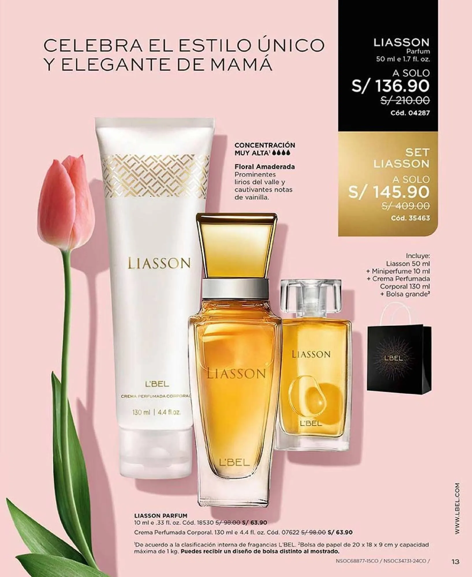 Catalogo de Catálogo L'Bel 15 de abril al 15 de mayo 2025 - Pag 13