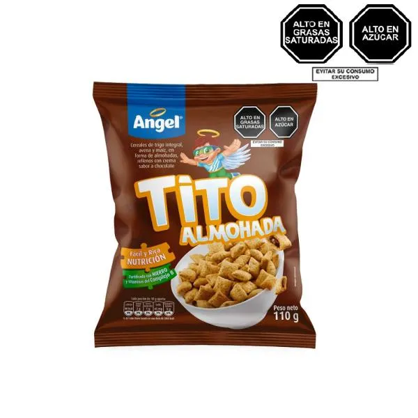 Cereal Angel Relleno Almohada Sabor Chocolate 110gr