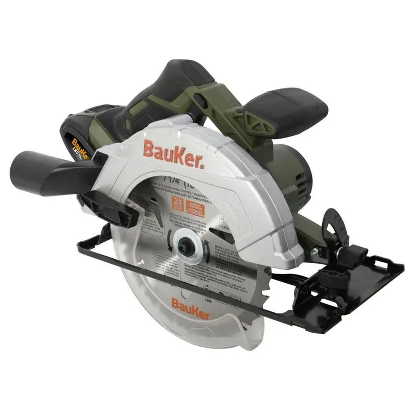 Sierra Circular Inalámbrica Bauker 7 1/4" 18V (Sin batería)