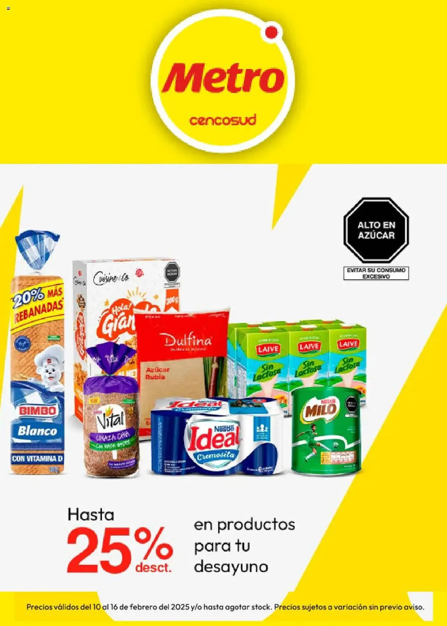 Catalogo de Catálogo Metro 10 de febrero al 16 de febrero 2025 - Pag 1