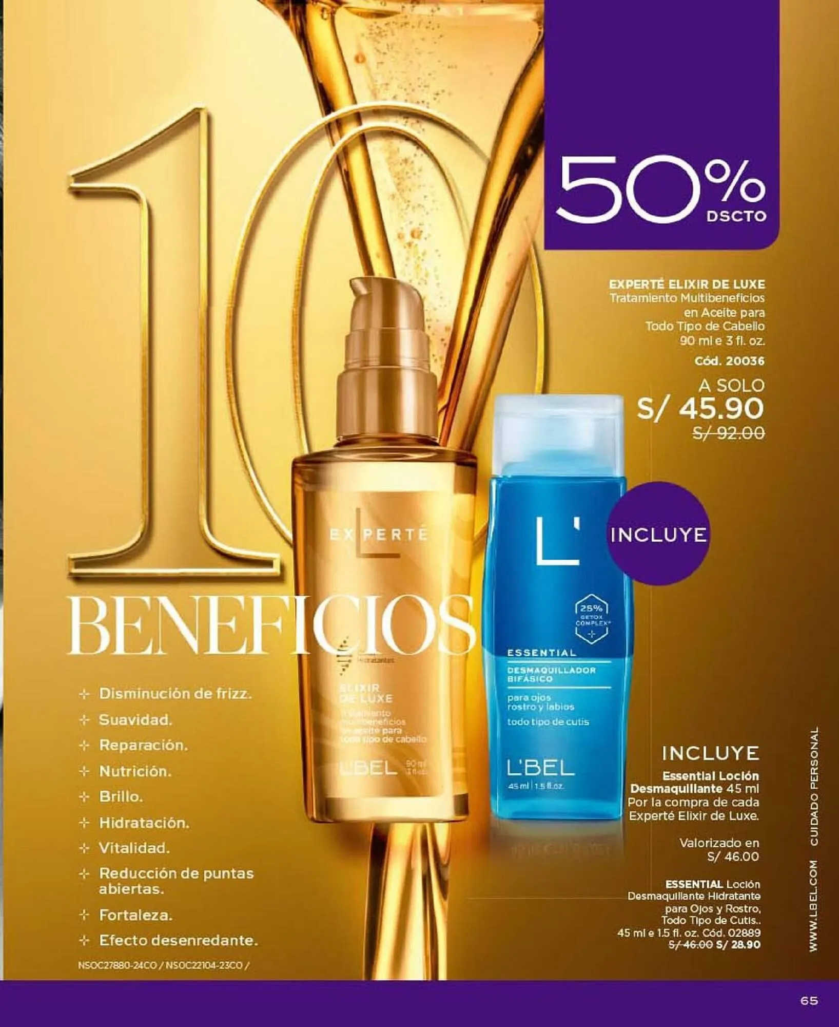 Catalogo de Catálogo L'Bel 8 de julio al 31 de diciembre 2025 - Pag 65