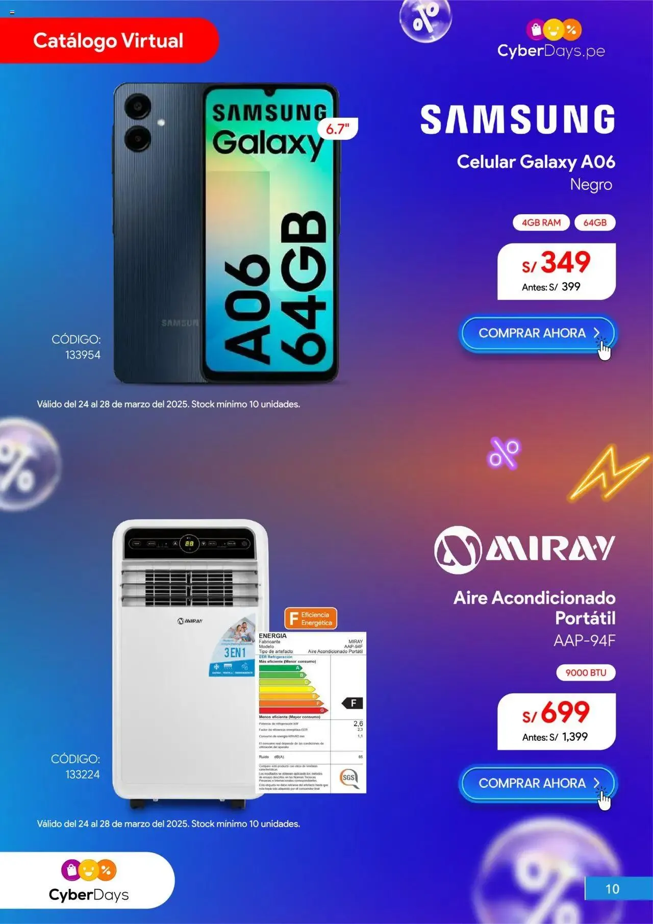 Catalogo de Hiraoka - Digital Cyber Days 24 de marzo al 28 de marzo 2025 - Pag 10