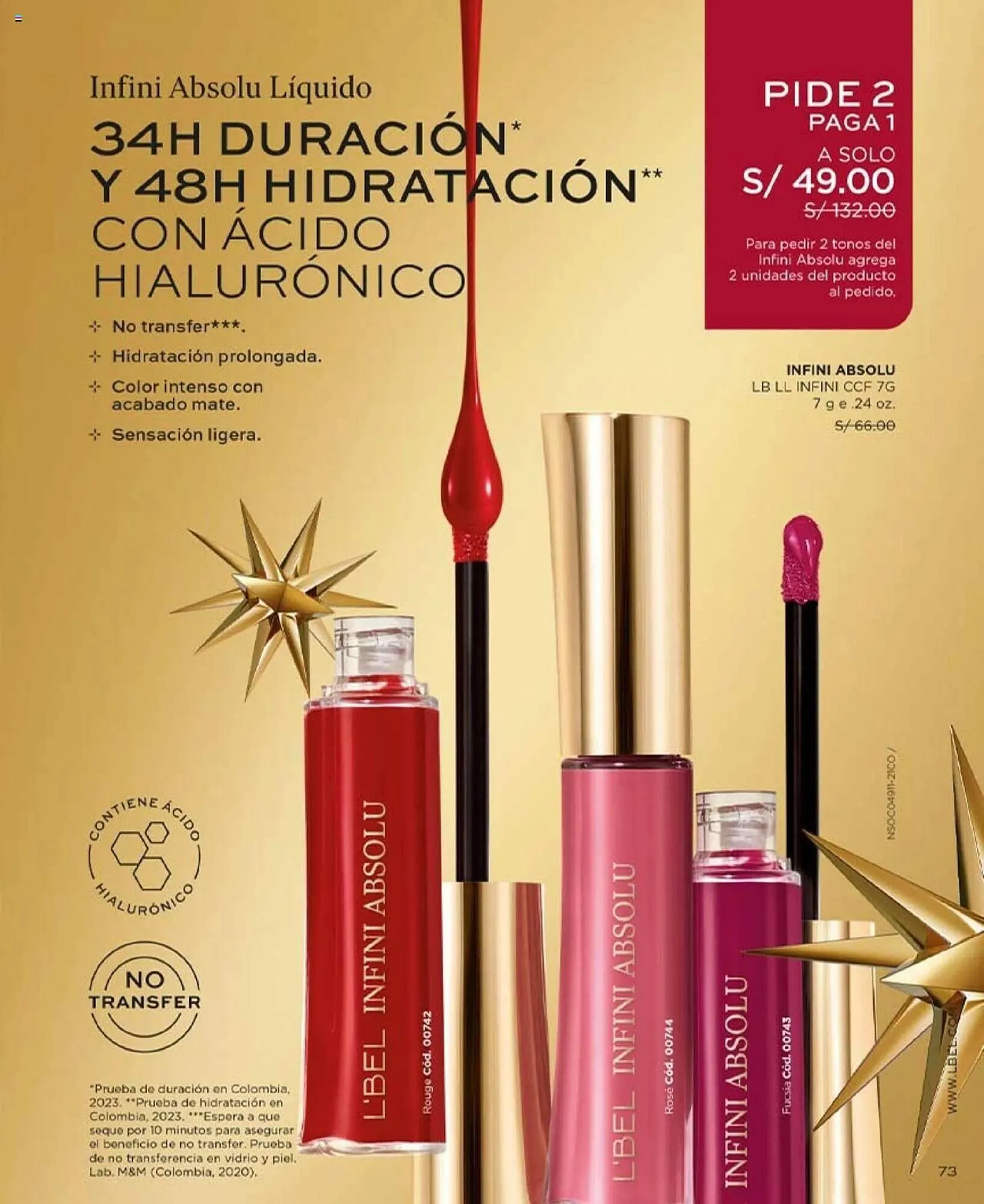 Catalogo de Catálogo L'Bel 17 de noviembre al 3 de diciembre 2024 - Pag 73