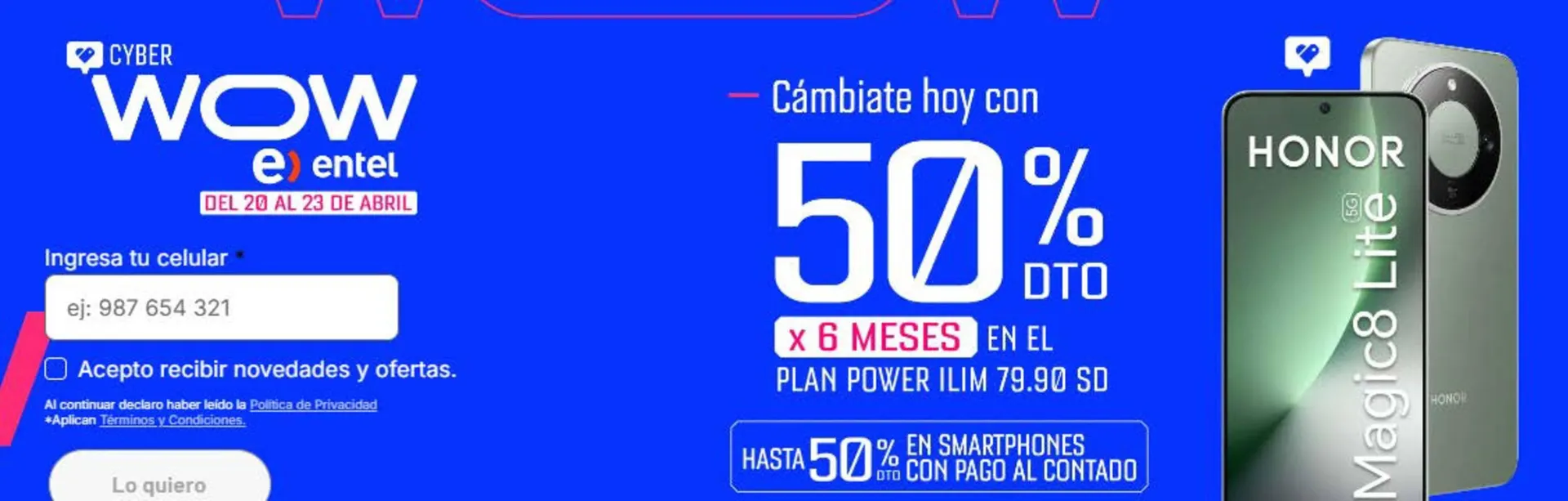 Catalogo de Catálogo Entel 22 de abril al 23 de abril 2026 - Pag 1