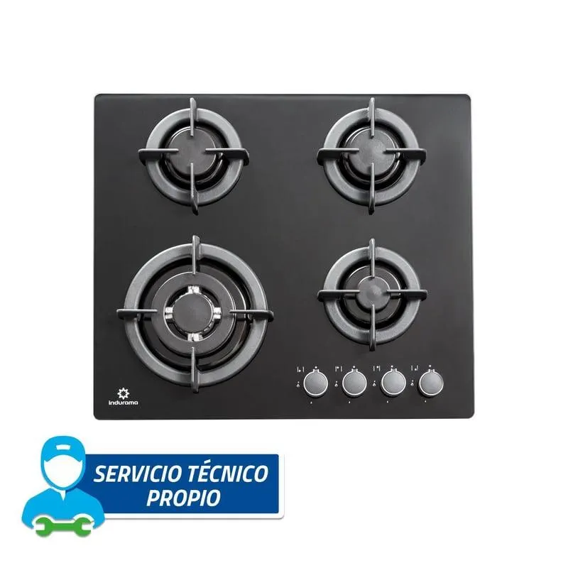 Encimera Multigas 4 Quemadores Egi-604Vdneg