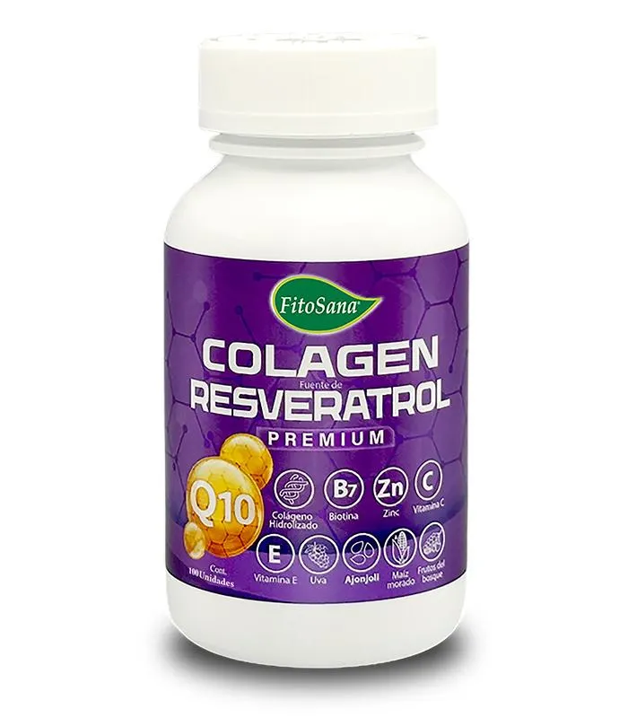 Frasco Colagen Resveratrol Q10 – 100unid