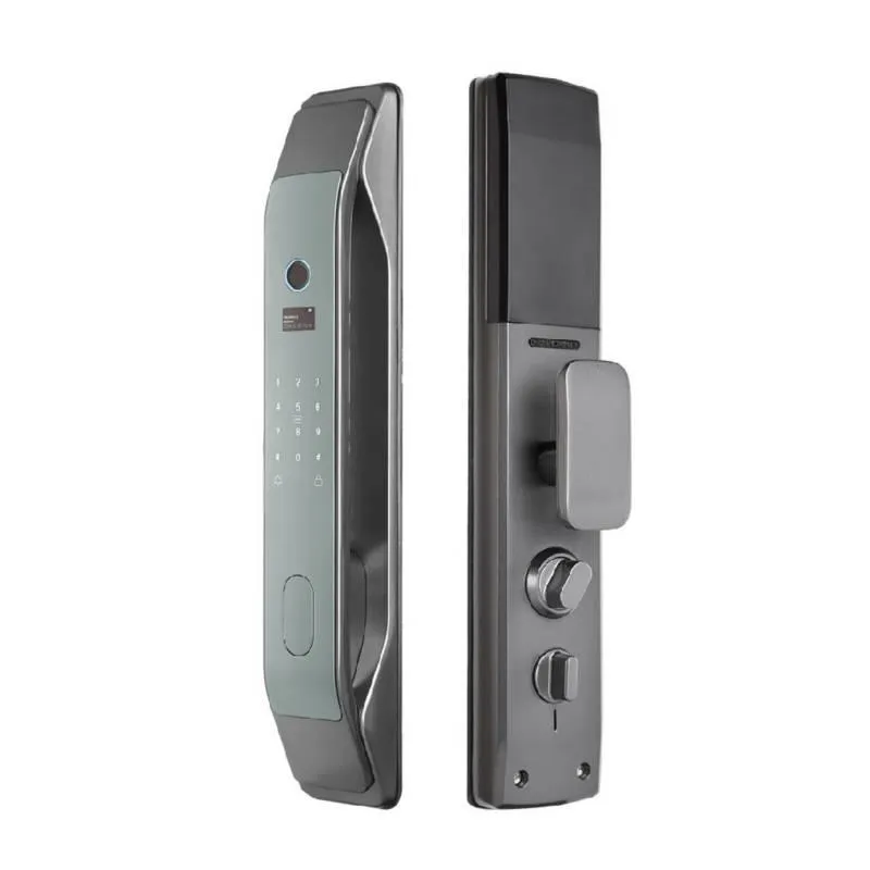 Cerradura Automática Push-Pull Inteligente WiFi DF05 Negro