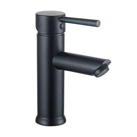 Mezcladora para Lavatorio Monocomando Orange Baja Cannes Negro Mate