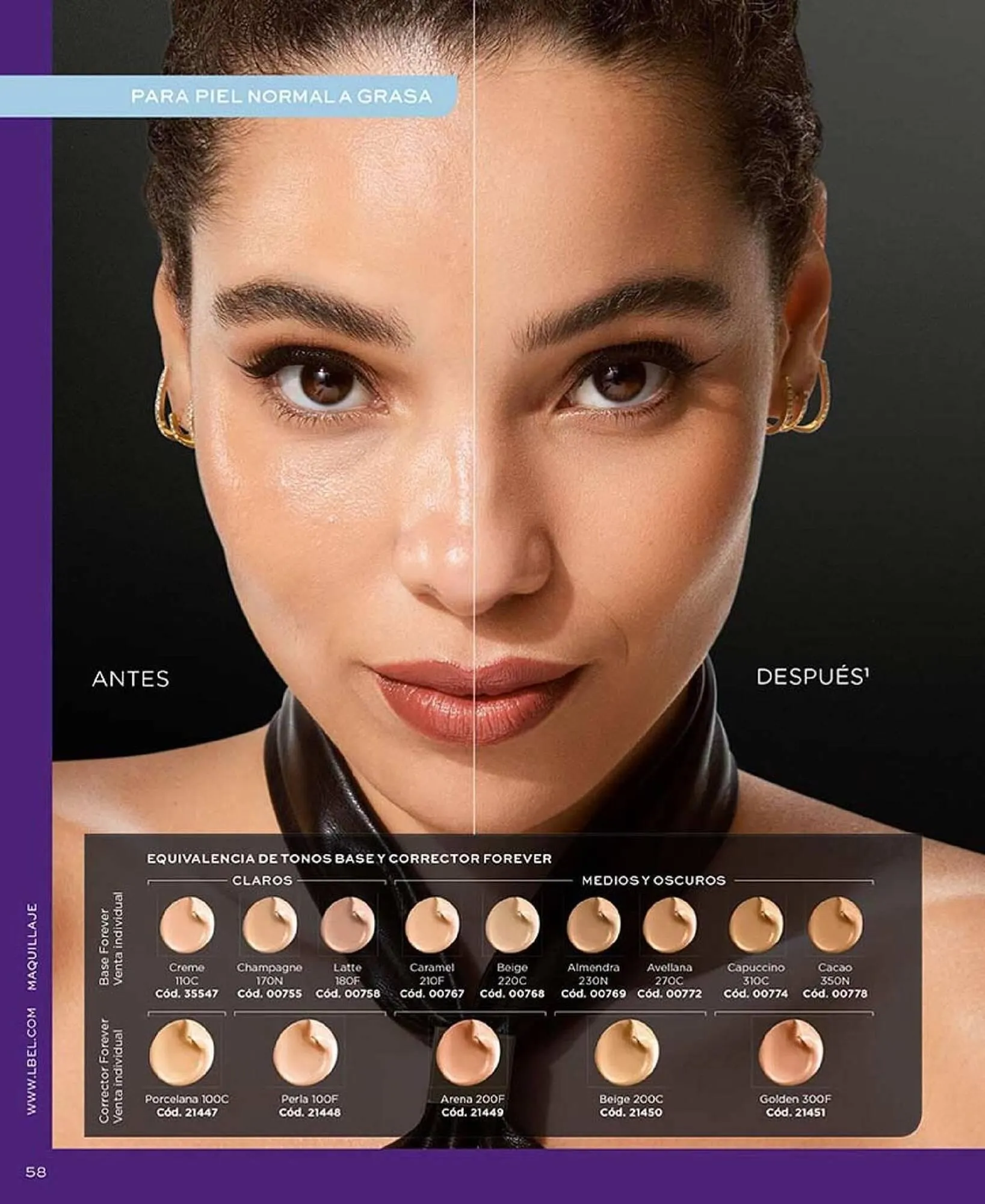 Catalogo de Catálogo L'Bel 15 de abril al 15 de mayo 2025 - Pag 58