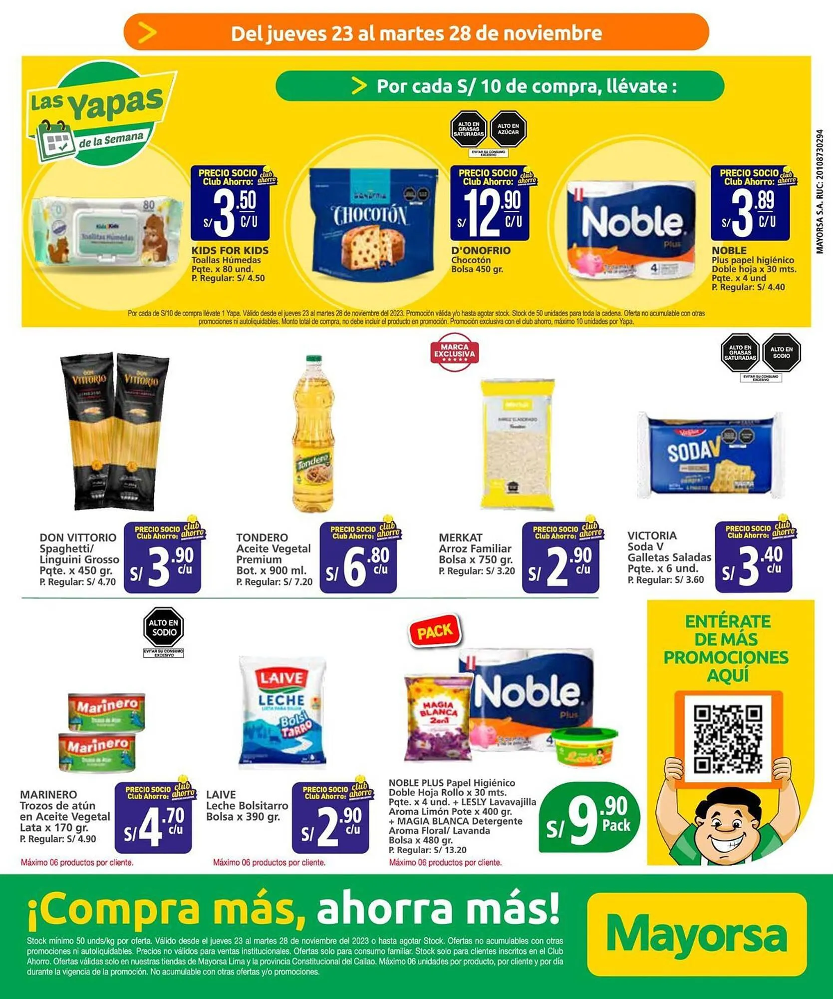 Catalogo de Catálogo Mayorsa 27 de noviembre al 28 de noviembre 2023 - Pag 1