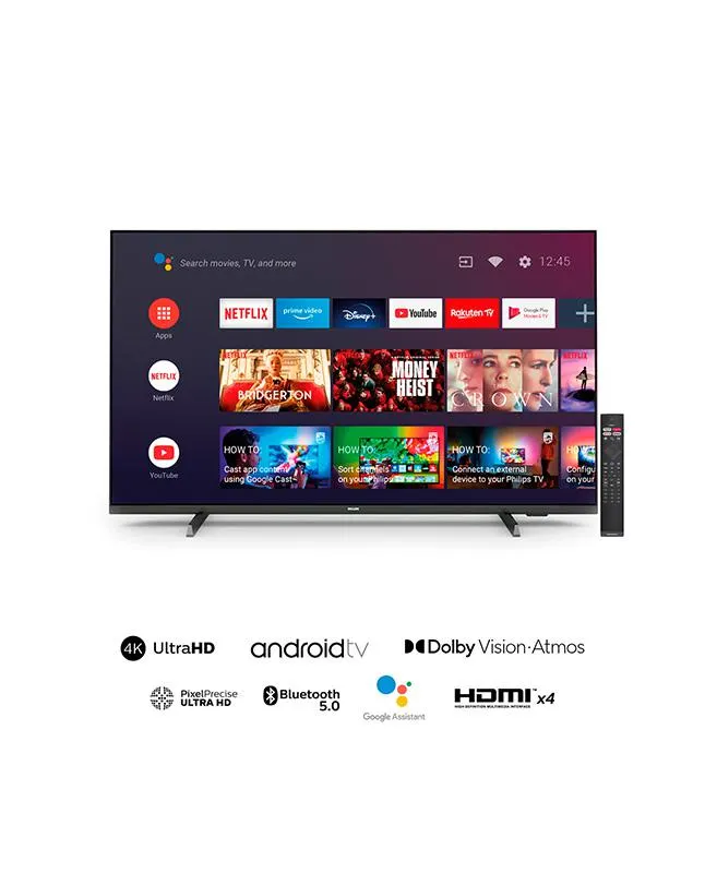 TV Philips 50" 4K UHD Smart Android 50PUD7406