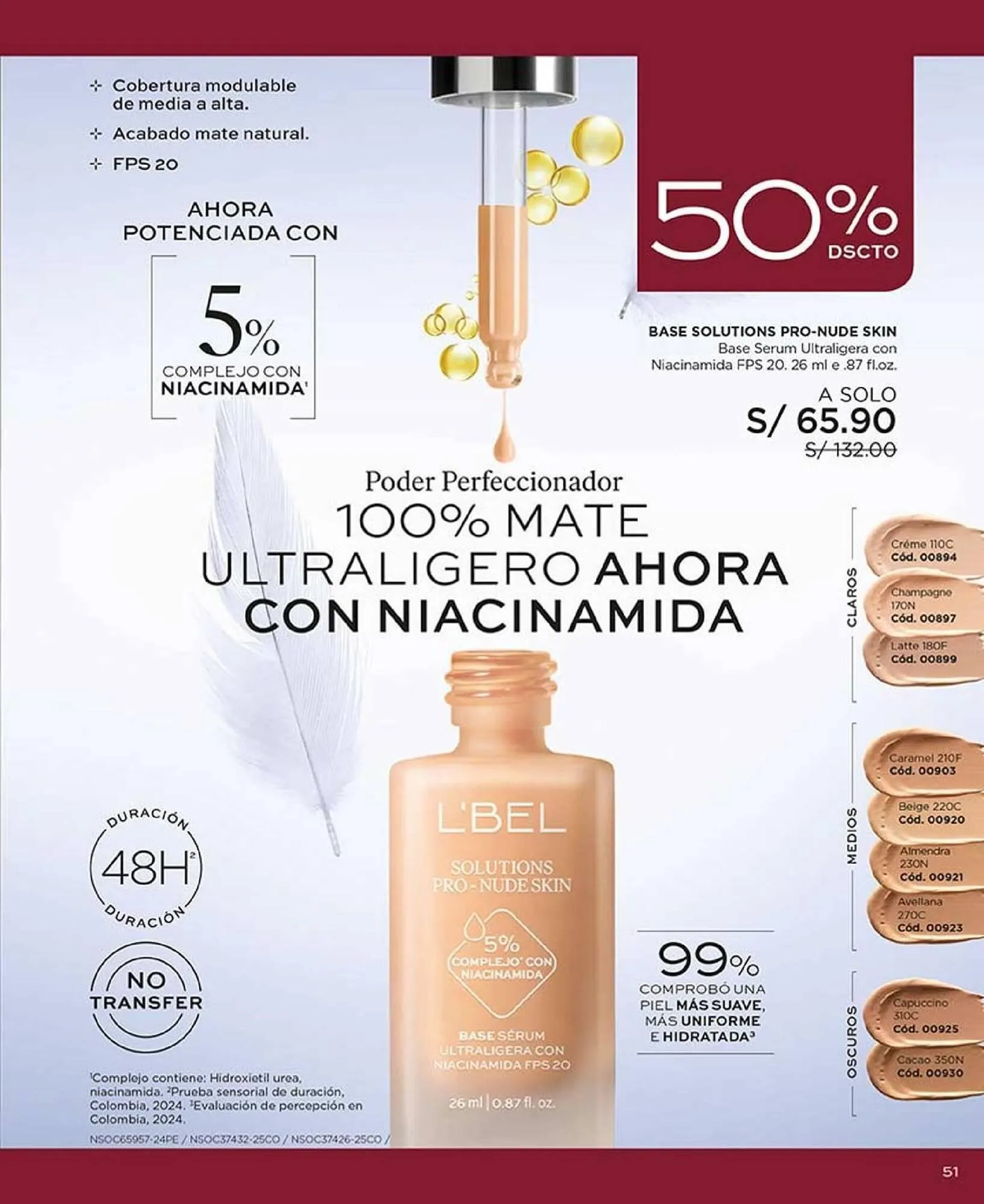 Catalogo de Catálogo L'Bel 17 de setiembre al 31 de octubre 2025 - Pag 51