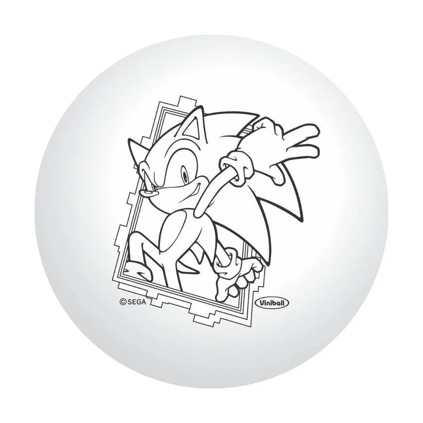 Pelota Para Pintar Viniball Sonic Surtido