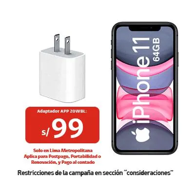 Apple iPhone 11 64GB Negro.