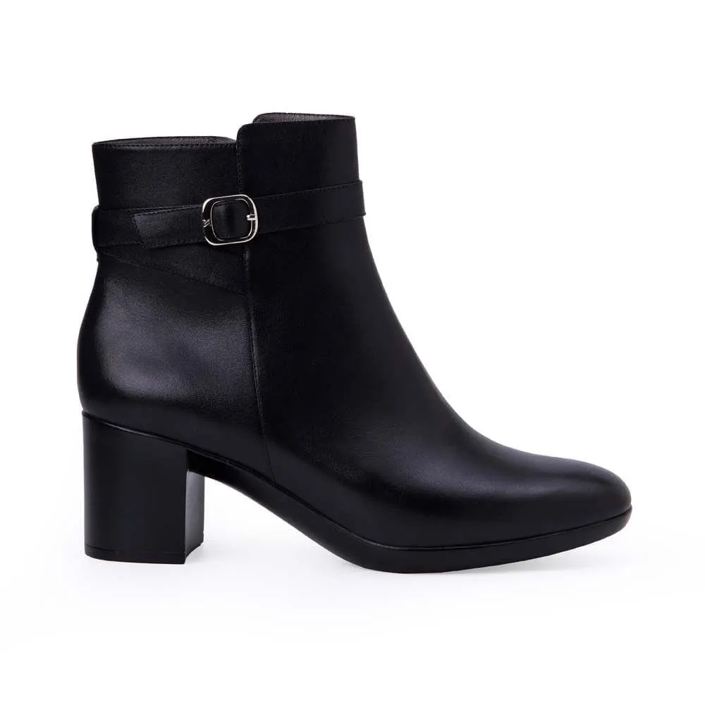 Botín Jodhpur Casual DAYA-2512 Negro Viale Cuero