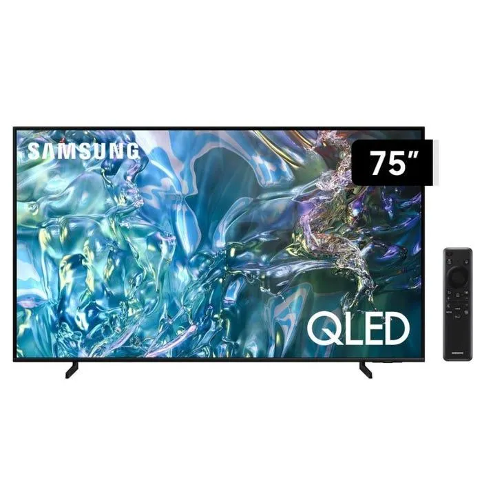 TV Samsung 75" QLED 4K UHD Tizen Q60D (2024)