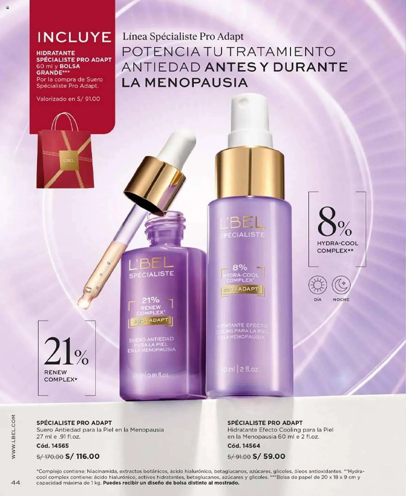 Catalogo de Catálogo L'Bel 17 de noviembre al 3 de diciembre 2024 - Pag 44