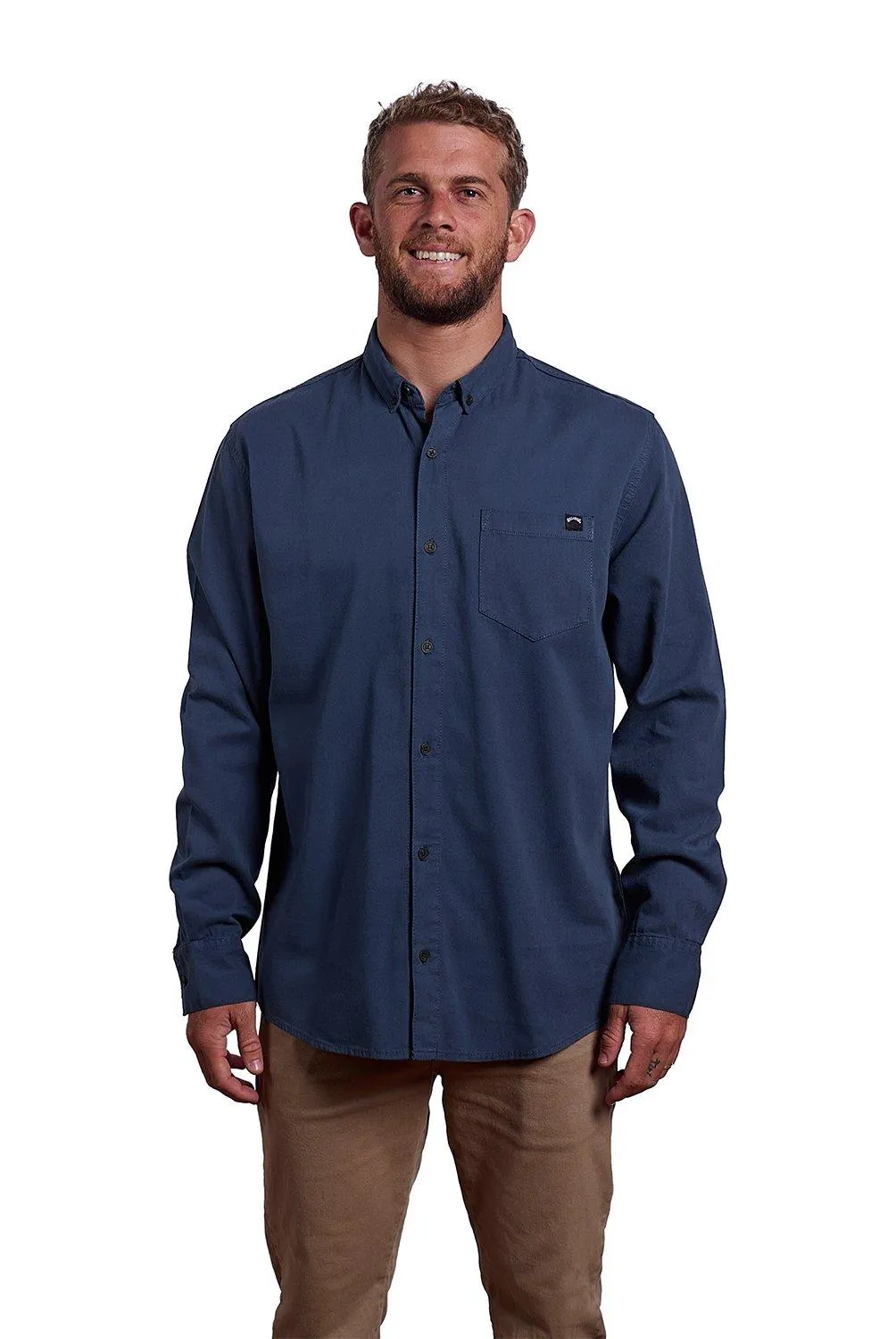 Camisa Manga Larga 100% Algodón Hombre Billabong