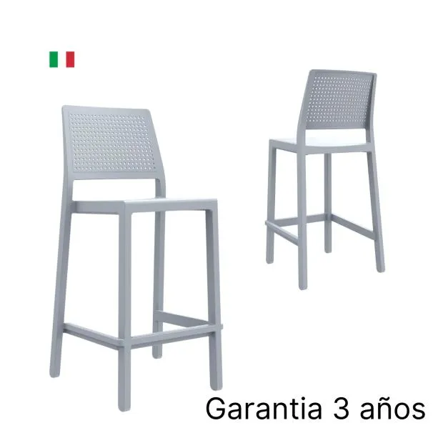 Silla Bar Emi Gris