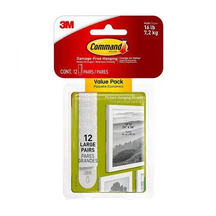 Sujetador de cuadros L pack x 12