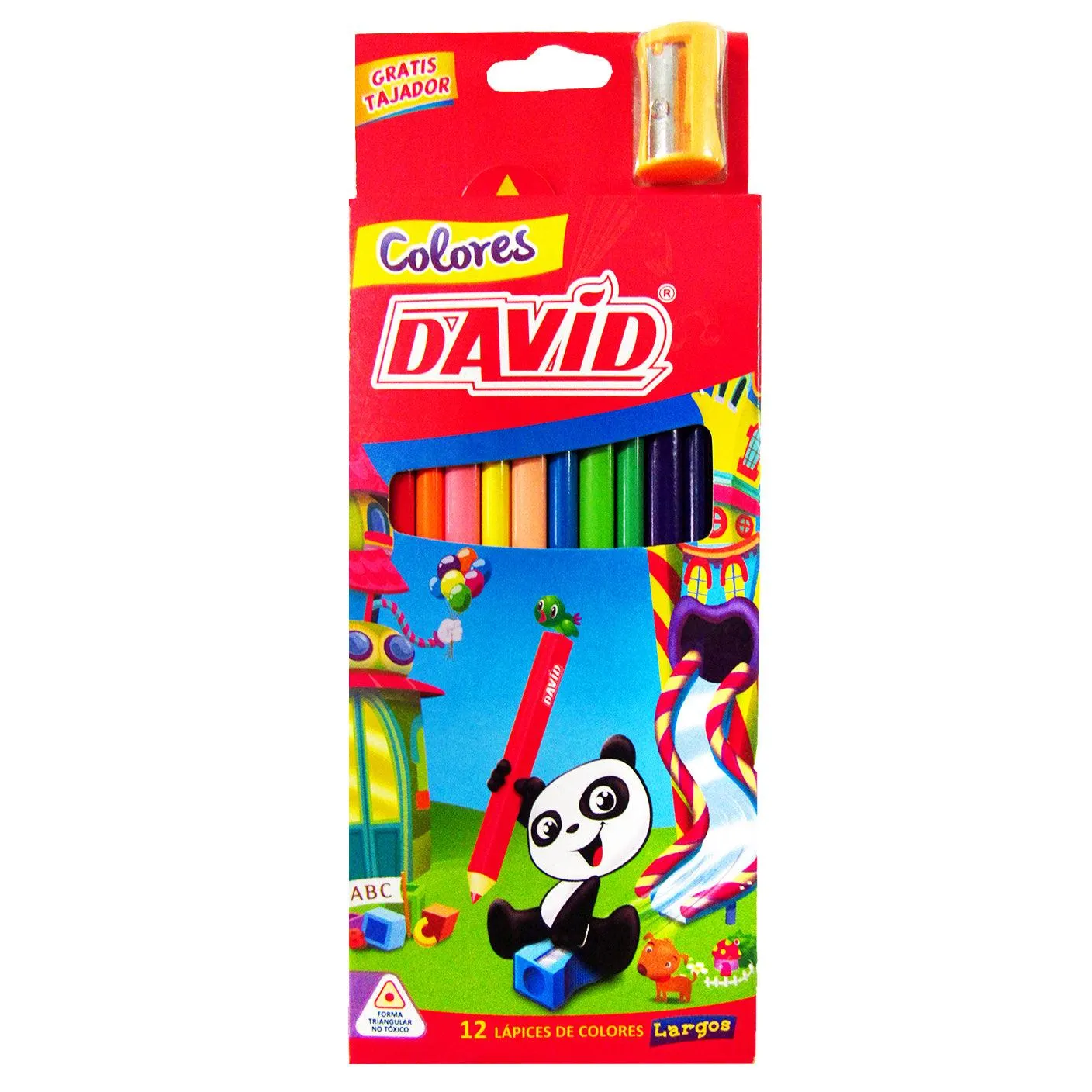 Colores David Largos x12