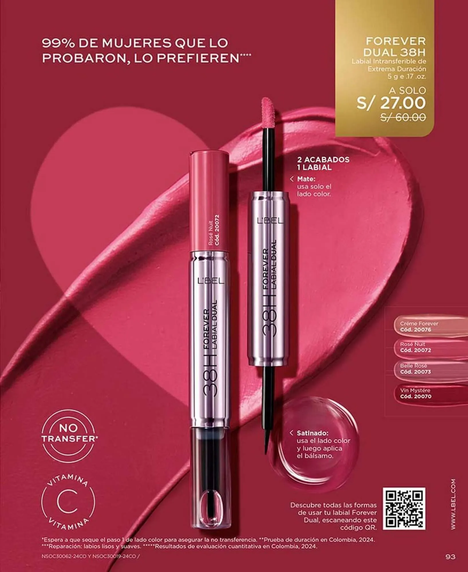 Catalogo de Catálogo L'Bel 8 de enero al 1 de marzo 2025 - Pag 93