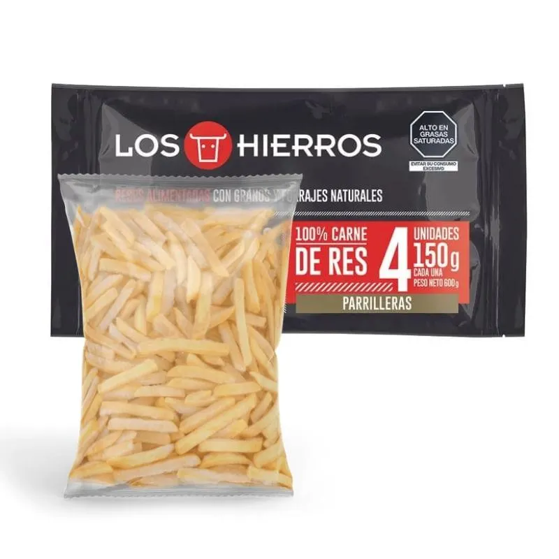 Pack Hamburguesa de res premium clásica x 340 gr + Papas precocidas congeladas crunch x 400 gr