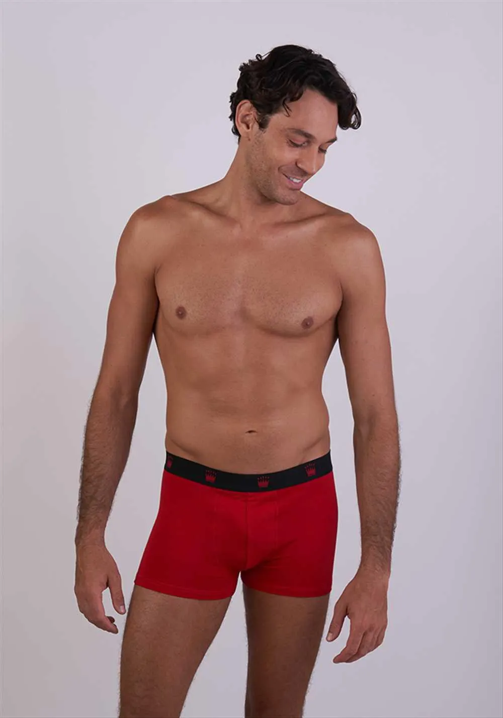 BOXER CABALLERO 93.05 ALGODÓN ROJO