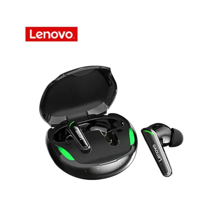 Audífonos gamer Lenovo Bluetooth XT92 Negro