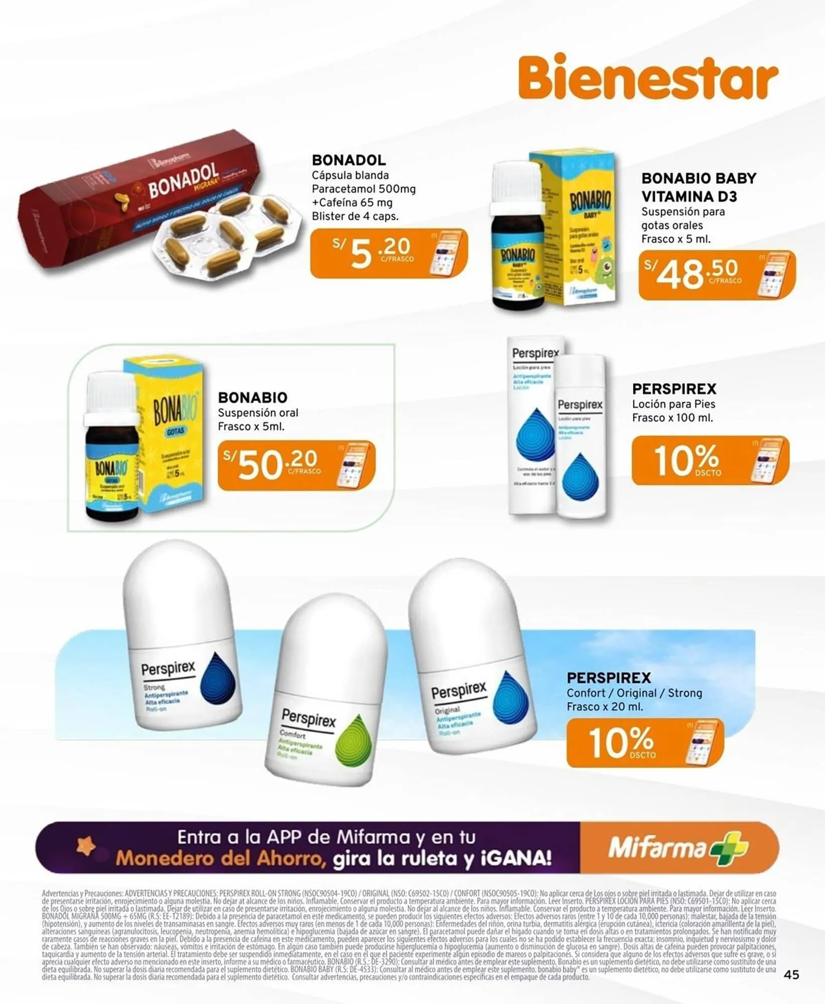 Catalogo de Catálogo Mifarma 3 de marzo al 31 de marzo 2025 - Pag 45