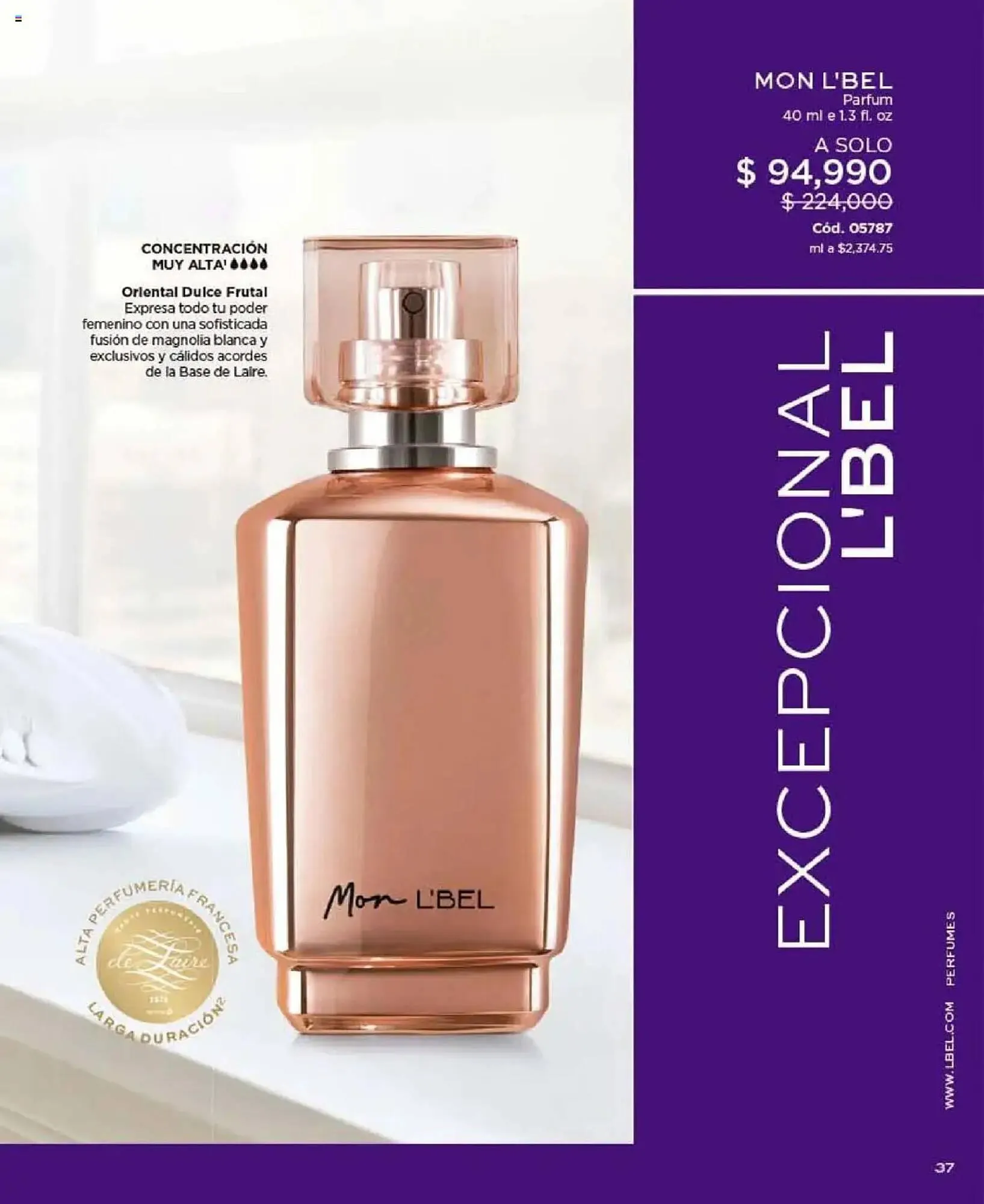 Catalogo de Catálogo L'Bel 5 de mayo al 31 de mayo 2025 - Pag 41