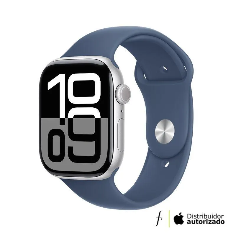 Apple Watch Series 10 46mm Gps Sport Band - Plata